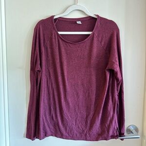 Oversized long sleeve soft shirt